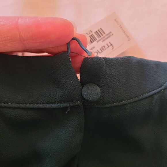 Francesca's Sleeveless Cocktail Party Dress Emerald Glass Beads, NWT, Size Small - Picture 12 of 13